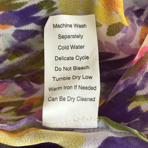 Cabi #730 Petals Floral Surplice Tank Blouse Size Small - Picture 7 of 10